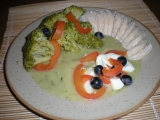 Cuketové pyré s brokolicou a vejcom / dietne